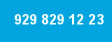 929 829 12 23 929 829 12 23